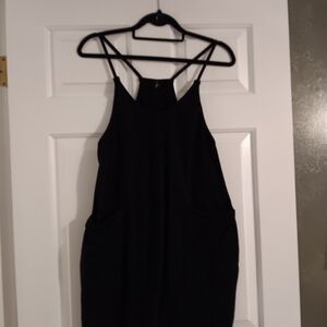 Amazon Shorts Romper, Medium Black